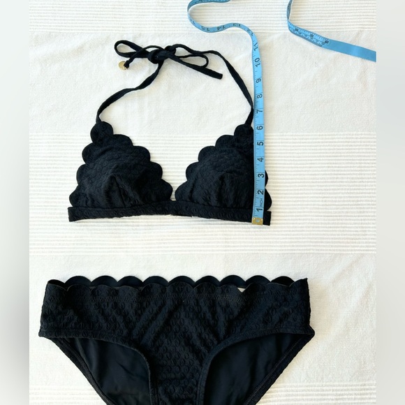 ✨Host Pick✨ KATE SPADE NEW YORK Marina Piccola Scallop Textured Triangle Bikini - Picture 10 of 16